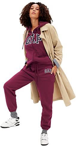 GAP - Fleece Joggingbroek - Ruby Wijn - Dames