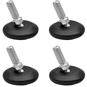 Metalen stelpoot | 30 mm | M8 | 10 stuks - Meubelbeslag Online Metalen stelpoot | 30 mm | M8 | 10 stuks - Meubelbeslag Online