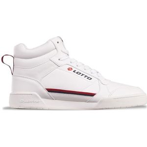 Lotto, Sneakers Unisex Volwassenen, Wit Rood, 39 EU, Wit Rood, 39 EU