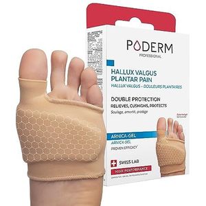 HALLUX VALGUS BUNION EELTKNOBBE/VOETPIJN DUBBELE BESCHERMING GEPATENTEERDE ARNICA GEL – Verzacht onmiddellijk/verlicht pijn – Anti-eelt – 100% natuurlijke actieve ingrediënten – Swiss Lab