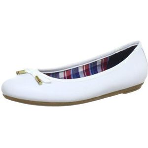 Tommy Hilfiger Cecilia 3 A FW56815244 ballerina's voor dames, wit wit wit 100, 41 EU