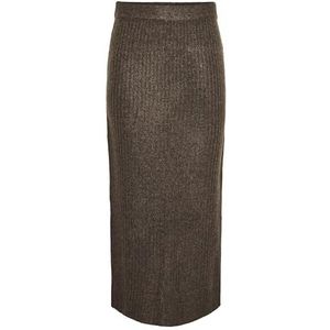 Pieces - Tulle - Midirok - Gemêleerd - Smal - Elastische Band