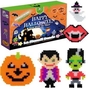 La Manuli Strijkkralen Halloween - Creatieve Set als cadeau voor Meisjes en Jongens vanaf 6 jaar