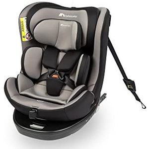 Bebeconfort EvolveFix i-Size, 360 Draaibare Autostoel, 0-12 jaar, 40-150 cm, ISOFIX Autostoel, 9 Hoofdsteunposities, 5 Ligposities, Zijdelingse Bescherming, Top Tether, Grey Mist