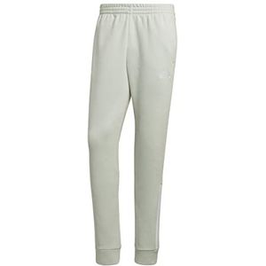 adidas Mens Pants (1/1) Essentials Colorblock Fleece Joggers, Linen Greelumina, HK2883, L