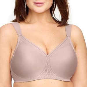 Glamorise vrouwen volledige figuur MagicLift niet-gevoerde draadvrij T-Shirt Bra #1080