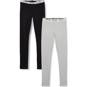 Calvin Klein meisjes gebreide broek, grijs (Greyheather/Pvhblack), 10-12 Jaren