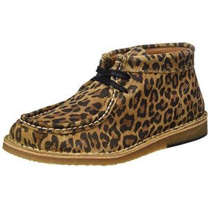 SELECTED FEMME Dames Sfronja Leopard Boot Sneakers, beige zand, 38 EU