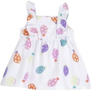 Chicco, Babyjurk voor pasgeborenen, korte mouwen, met schattige patronen, ontworpen in Italië, voor pasgeborenen van 0 tot 24 maanden, cadeau-idee voor geboorte, veelkleurig (1), 3 Maanden