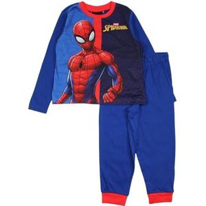 Spiderman - Pyjama - Marineblauw - Katoen - Voor Jongens - 3 Jaren