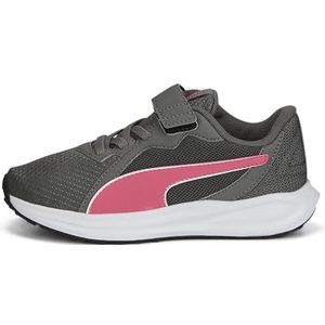 PUMA Twitch Runner Ac Ps Sneakers voor kinderen, uniseks, Castlerock Sunset Pink PUMA White, 31 EU