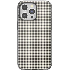 PopSockets iPhone 15 Pro Max hoesje compatibel met MagSafe, telefoonhoesje voor iPhone 15 Pro Max, compatibel met draadloos opladen, alleen hoesje - Gingham