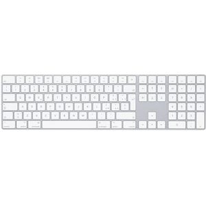 Apple Magic Keyboard met numeriek toetsenblok (Draadloos, oplaadbaar) - Italiaans - zilver