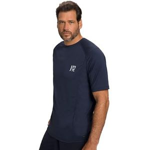 JP 1880 Heren Jay-PI functionele FLEXNAMIC, fitness, halve mouw, Quickdry T-shirt, donker marine, XL, donkermarine, XL