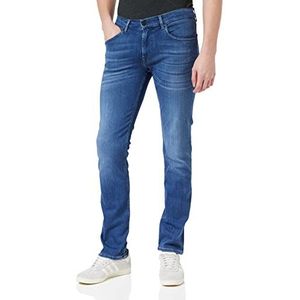 7 For All Mankind Slimmy Slim Jeans voor heren, blauw (Mid Blue Bd)., 31W x 33L