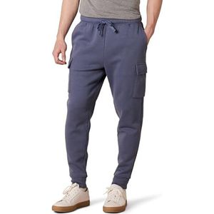 Amazon Essentials Heren Cargo Fleece Jogger, Indigo, XL