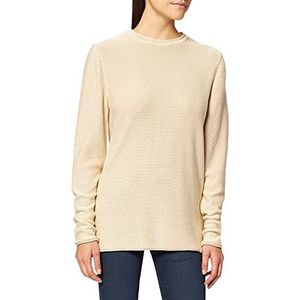 LTB Jeans Dames Walade Pullover Light Grey Mel White Pattern 12530, M