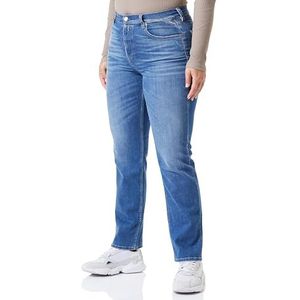 Replay Dames Straight Fit Jeans Maijke X-Lite, 009, medium blue., 29W / 30L