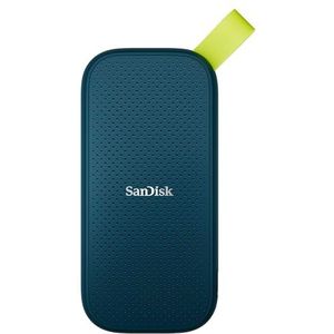 SanDisk Portable SSD 2 TB (SSD Technologie, 2,5 Inch, Leessnelheden Van 800 MB/s, Robuuste SSD, met Rubberen Haak) Monterey