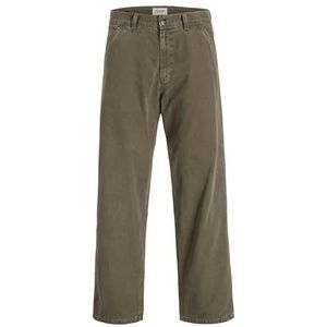 JACK & JONES - Broek - Aardetinten - Katoen - Regular Fit - Lang