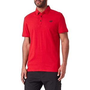 4F Poloshirt M038 rood maat 3XL voor heren, Rood, 3XL