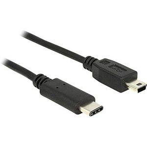 Delock - USB-C Male naar USB 2.0 Mini Male - 1 m