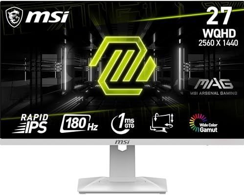 MSI MAG 274QRFW computer monitor 68,6 cm (27") 2560 x 1440 Pixels Wide Quad HD LCD Wit