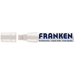 Franken GmbH ZKM1509 krijtmarker (ventielsysteem, wigpunt 5-15 mm) 1 stuk, wit