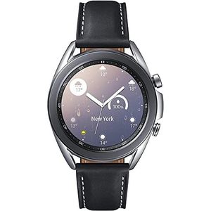 Samsung Galaxy Watch 3 Bluetooth Smartwatch Voor Android, Draaibare Lunette, Fitnesstracker, Groot Display, 41 mm, Mystic Silver