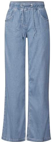 CECIL - Neele - Jeans - Blauw - Lyocell - Loose Fit