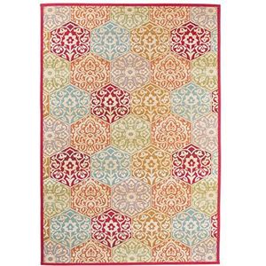 Benuta outdoor tapijt Artis multicolor 80x165 cm | modern tapijt voor woon- en slaapkamer