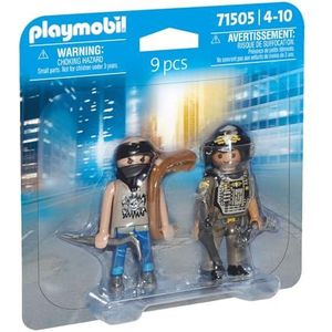 PLAYMOBIL DuoPacks Tactische politie-eenheid & bandiet - 71505