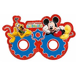 Unique Party 71206 - Disney Mickey Mouse Clubhouse Party Maskers, Pack van 6