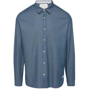 s.Oliver - Overhemd - Blauw - Katoen - Regular Fit
