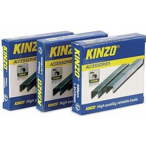 Kinzo - 3 dozen met 500 nietjes 8-12 mm (1500 in totaal)