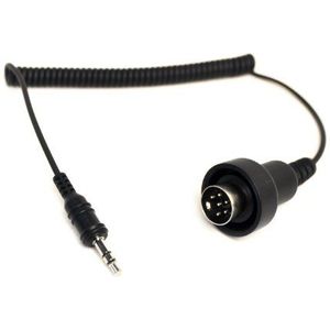 3,5 mm stereo jack naar 6-pins DIN-kabel voor BMW K1200LT audiosysteem