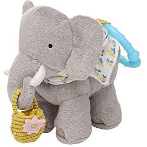 Manhattan Toy 161500 olifant pluche baby reisspeelgoed, meerkleurig