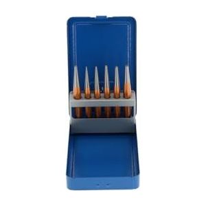 GEDORE 8754060 Pijpdriverset, 6-delig, splintdriverset in metalen cassette, gehard, getemperd, staal, gereedschap, 8754060