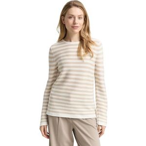 Tom Tailor - Gebreide Trui - Biologisch Katoen - Lange Mouwen - Ronde Hals