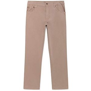 Hackett Trinity 5 Pkt Straight Jeans, Beige (Oatmeal 8HW), W34/L32 (maat van de fabrikant: W38 / Regular) voor heren, beige (Oatmeal 8hw), W34/L32 (Talla del fabricante: W38/Regular)