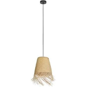 EGLO Aycliffe Hanglamp - E27 - Ø 30 cm - Zwart/Hout