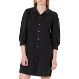 ONLY Onlfelica DNM Noos Jurk, Washed Black, XXS