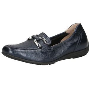 Caprice - 9-24600-44 883 - Dames Mocassin - Zwart - Leer