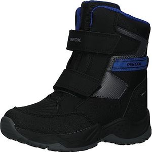 Geox J SENTIERO BOY B ABX jongens Enkellaarsje, Black Royal, 32 EU