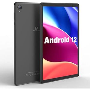 PRITOM 10 inch Android 12 tablet, 2 GB RAM, 32 GB ROM, 6000 mAh, uitbreiding tot 512 GB, 6000 mAh, Quad Core processor, 10 inch tablet, Android tablets HD IPS-scherm, camera, wifi, bluetooth,