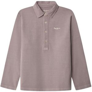 Pepe Jeans Samuel LS polo voor jongens, paars (licht orchidee paars), 4, Paars (Licht Orchidee Paars), 4 jaar
