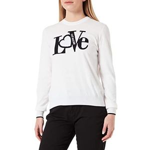 Love Moschino Dames with Love Jacquard Intarsia Pullover Sweater