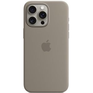 Apple Siliconenhoesje met MagSafe voor iPhone 15 Pro Max - Klei ​​​​​​​