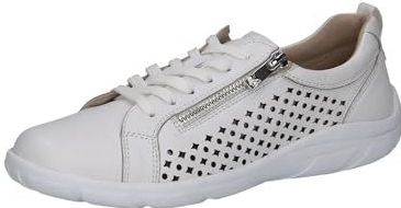 Caprice Dames 9-23503-44 Sneakers, White Nappa, 37 EU, White Nappa, 37 EU