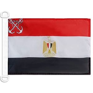 AZ FLAG Waterpaviljoen oorlogsvlag Egypte 45 x 30 cm – vlag van het Egyptische leger 30 x 45 cm